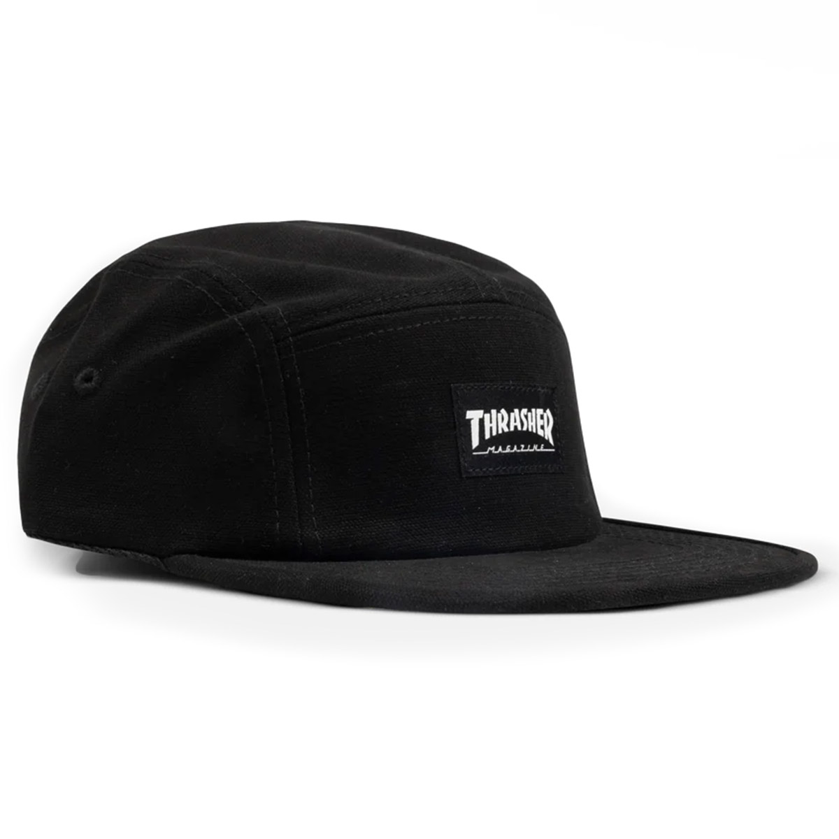 Thrasher Logo 5 Panel Cap Black Thrasher Logo 5 Panel Cap Black
