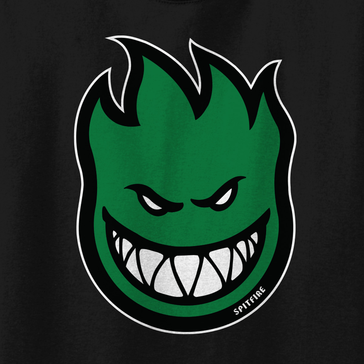 Spitfire Bighead Fill T-Shirt Black/Green