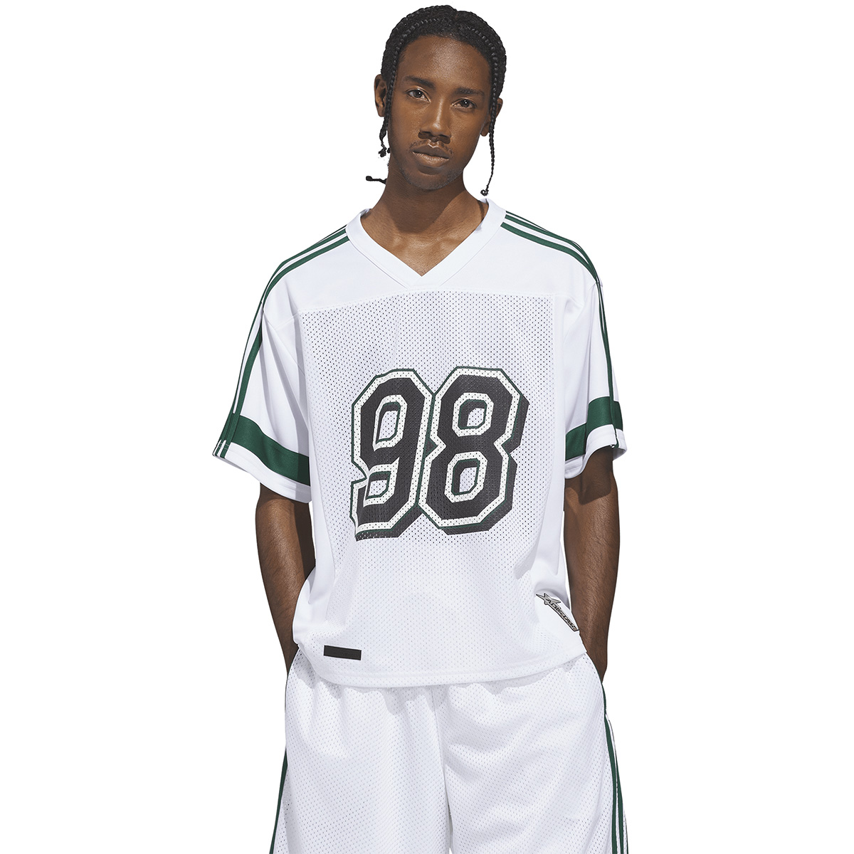 Adidas Tyshawn Jersey White/Icgome/Cgreen
