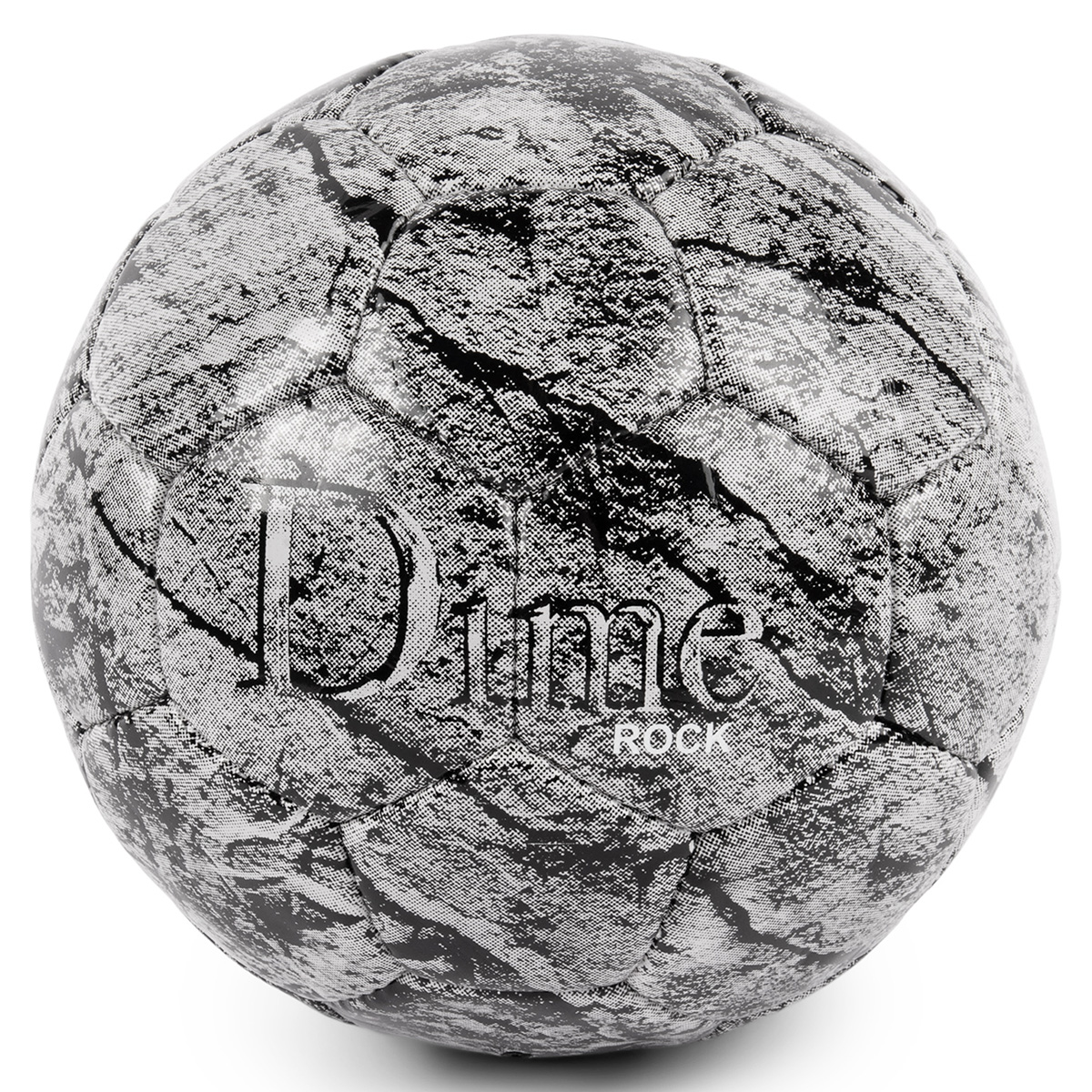 Dime Rock Soccer Ball Stone Gray
