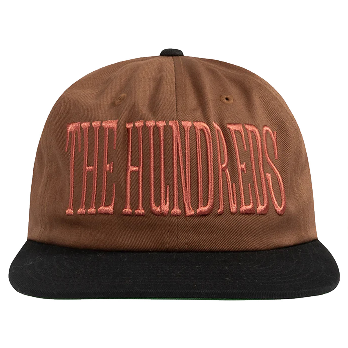 The Hundreds Serif Snapback Brown The Hundreds Serif Snapback Brown