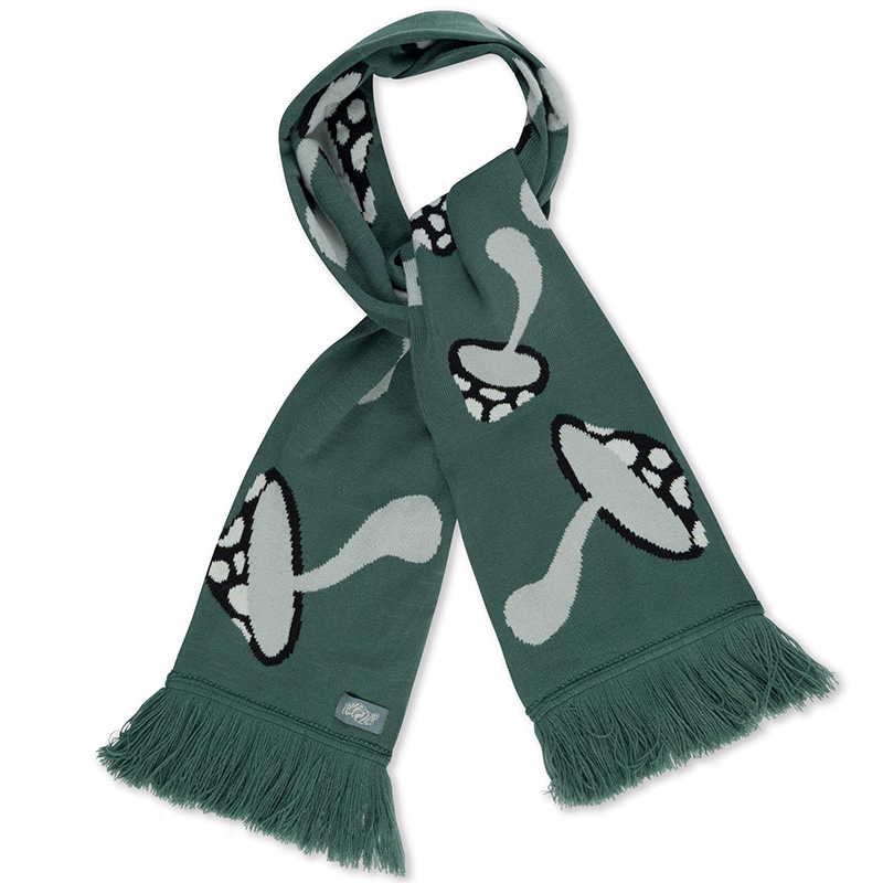 RIPNDIP Euphoria Knit Scarf Alpine Green RIPNDIP Euphoria Knit Scarf Alpine Green