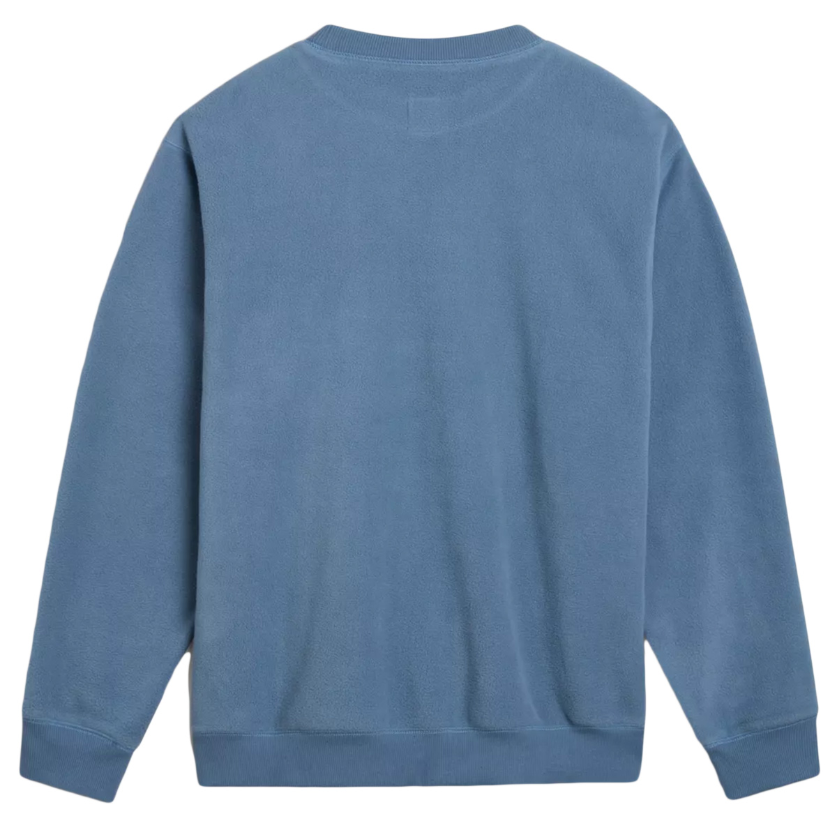 Vans Carlo Polar Fleece Loose Crewneck Sweater Bluestone