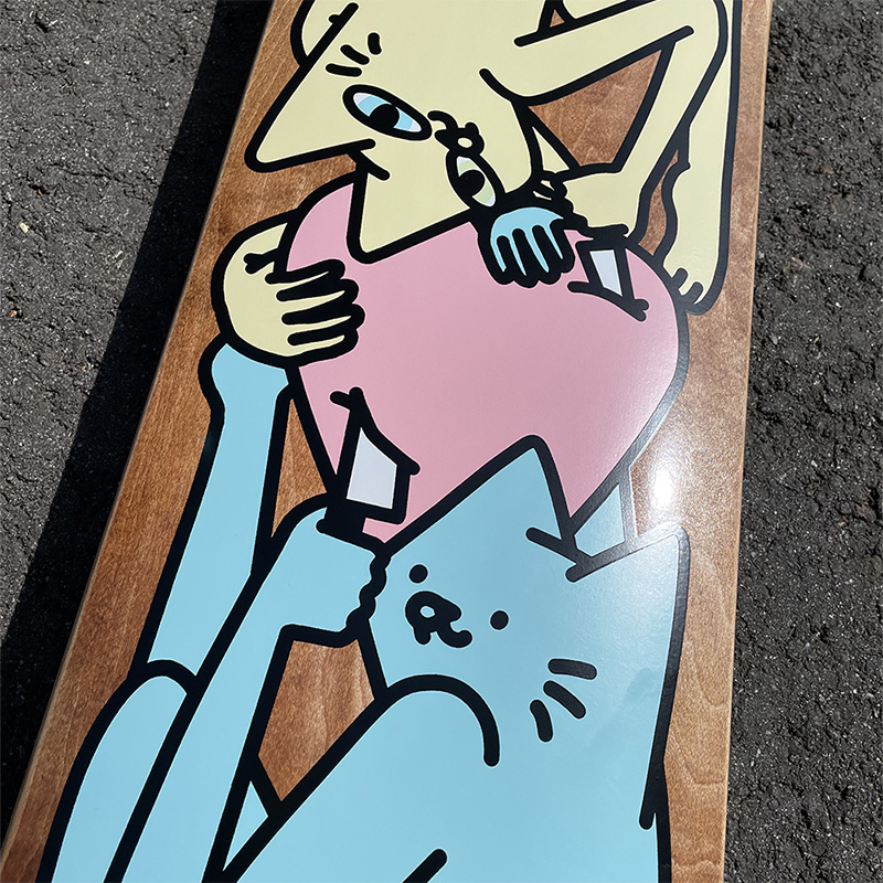 Leon Karssen Heartbreaker Skateboard Deck 8.0 Leon Karssen Heartbreaker Skateboard Deck 8.0