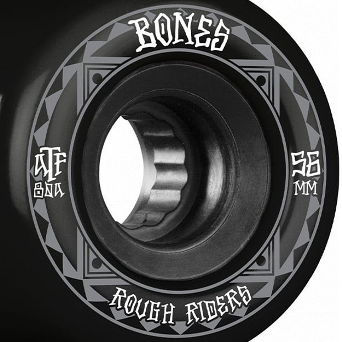 Bones Rough Riders Runners Wheels 80a Black 59mm Bones Rough Riders Runners Wheels 80a Black 59mm