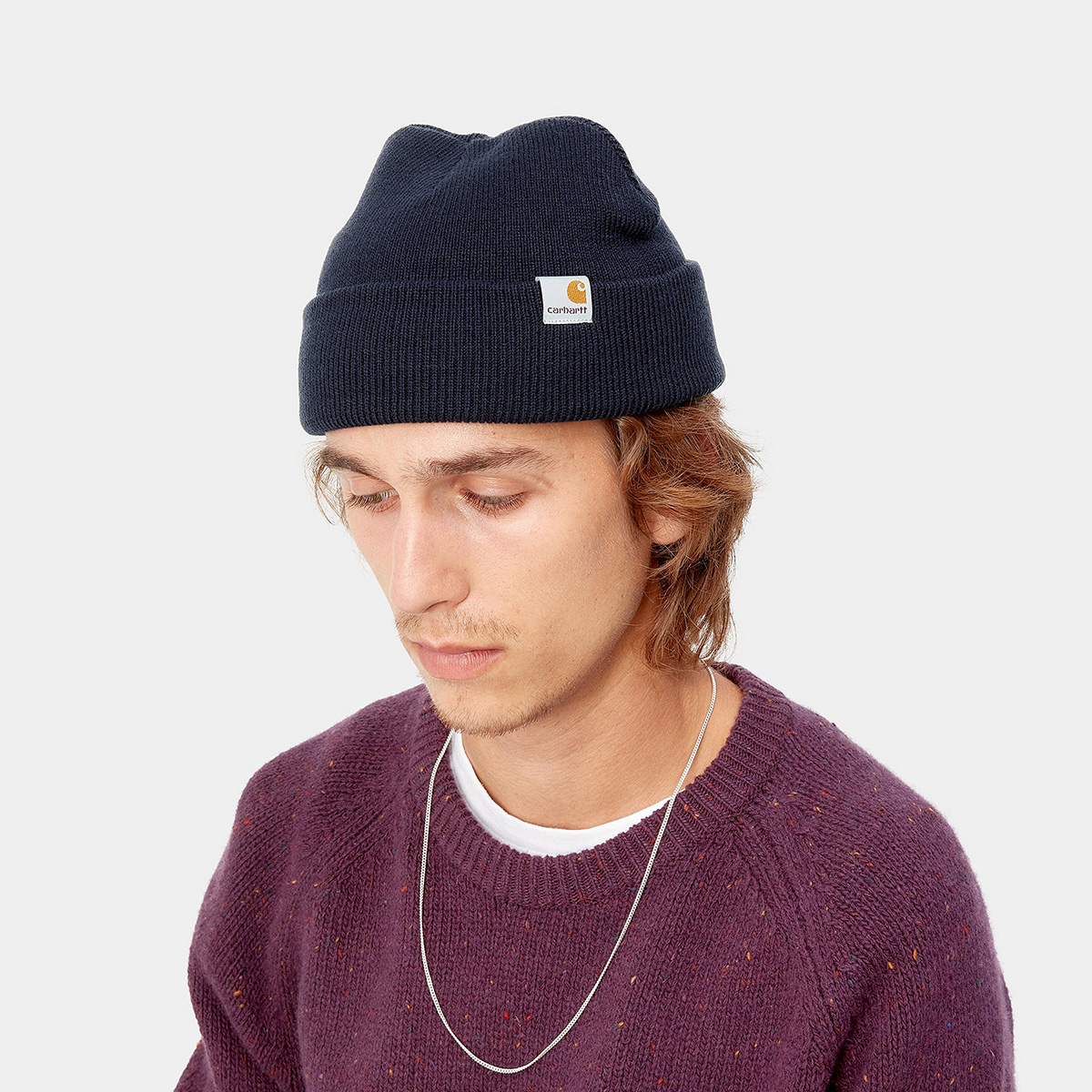 Carhartt WIP Stratus Low Hat Dark Navy - Main Image