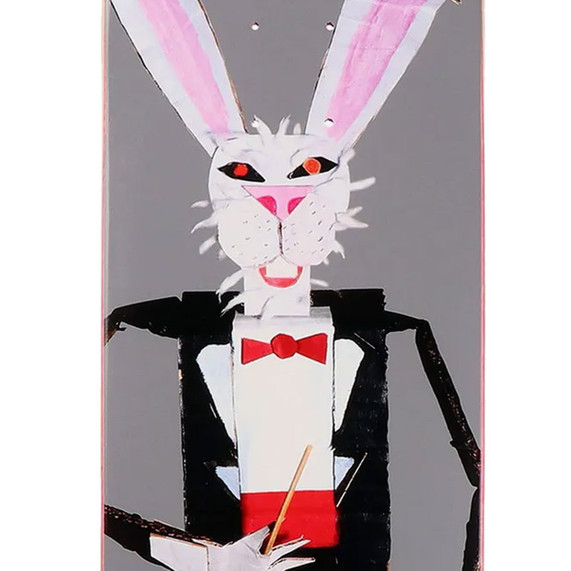 Skate Mental Giorgi Rabbit Doll Grey Skateboard Deck 8.25 Skate Mental Giorgi Rabbit Doll Grey Skateboard Deck 8.25