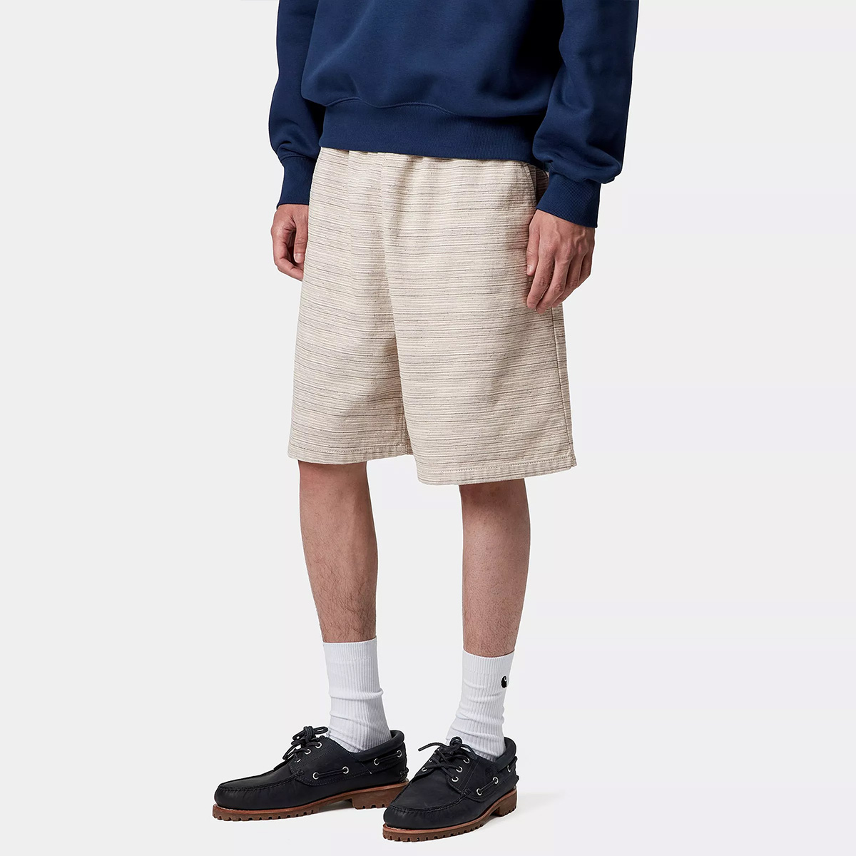 Carhartt WIP Gellar Short Gellar Stripe Wax Rinsed Carhartt WIP Gellar Short Gellar Stripe Wax Rinsed