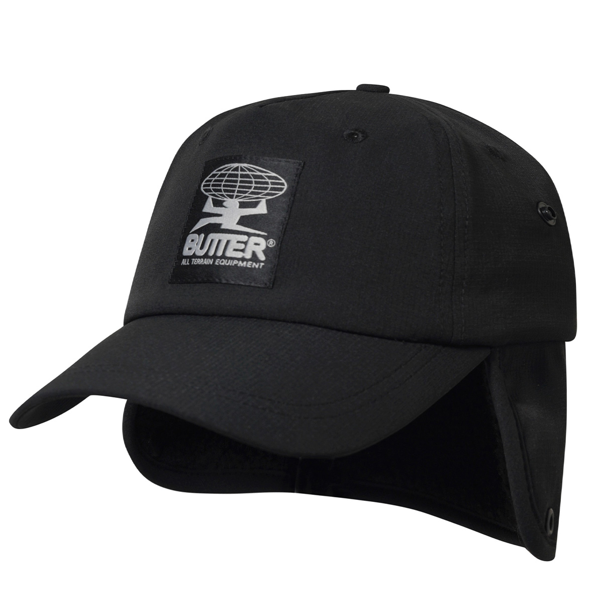 Butter Goods All Terrain 5 Panel Cap Black