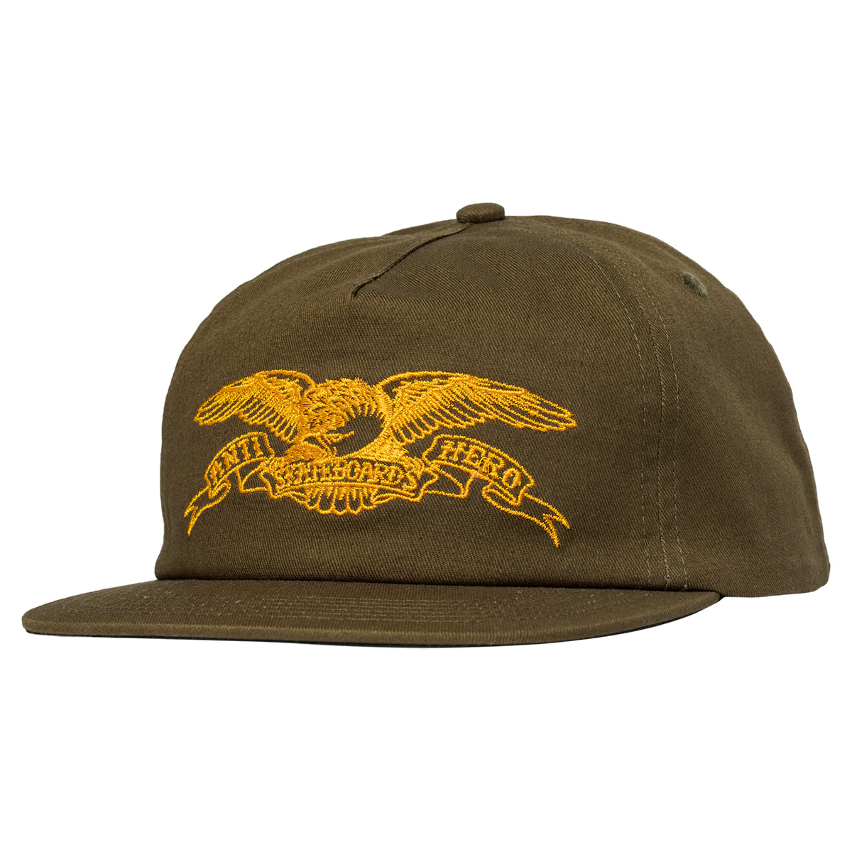 Anti Hero Basic Eagle Snapback Cap Brown/Orange