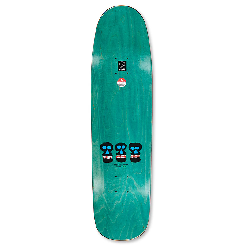 Polar Oskar Rozenberg World Domination Skateboard Deck Yellow P9 Polar Oskar Rozenberg World Domination Skateboard Deck Yellow P9