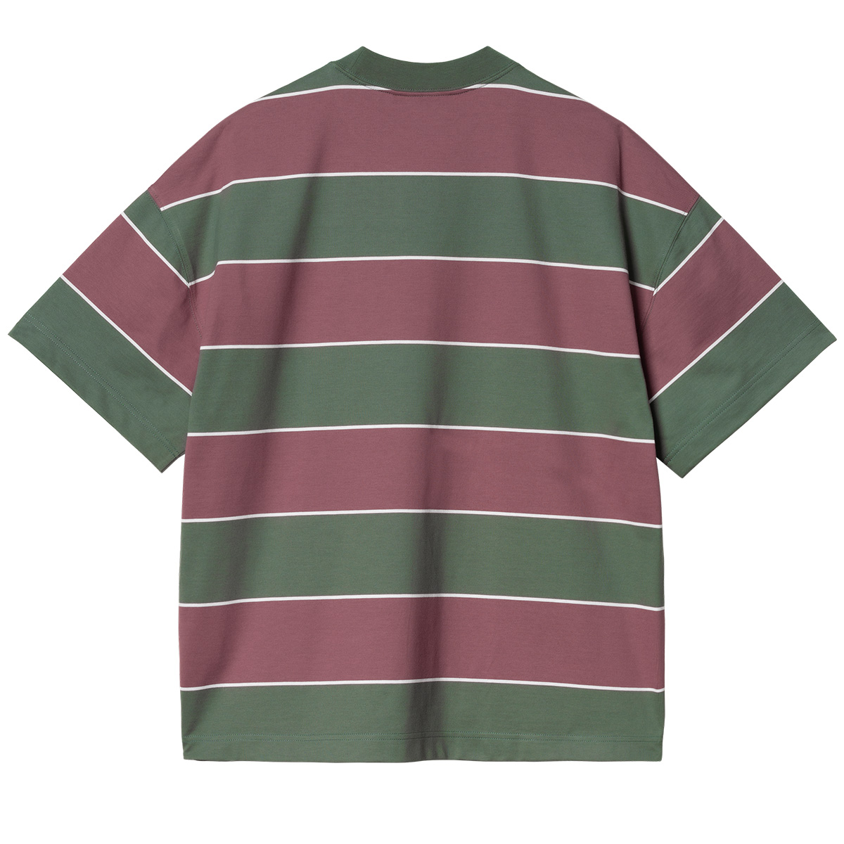 Carhartt WIP Quinby T-Shirt Quinby Stripe Silver Pine