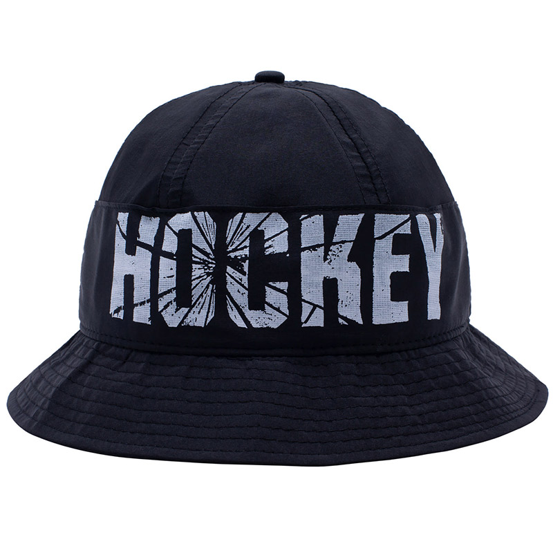Hockey Crinkle Bell Bucket Hat Black/3M Hockey Crinkle Bell Bucket Hat Black/3M