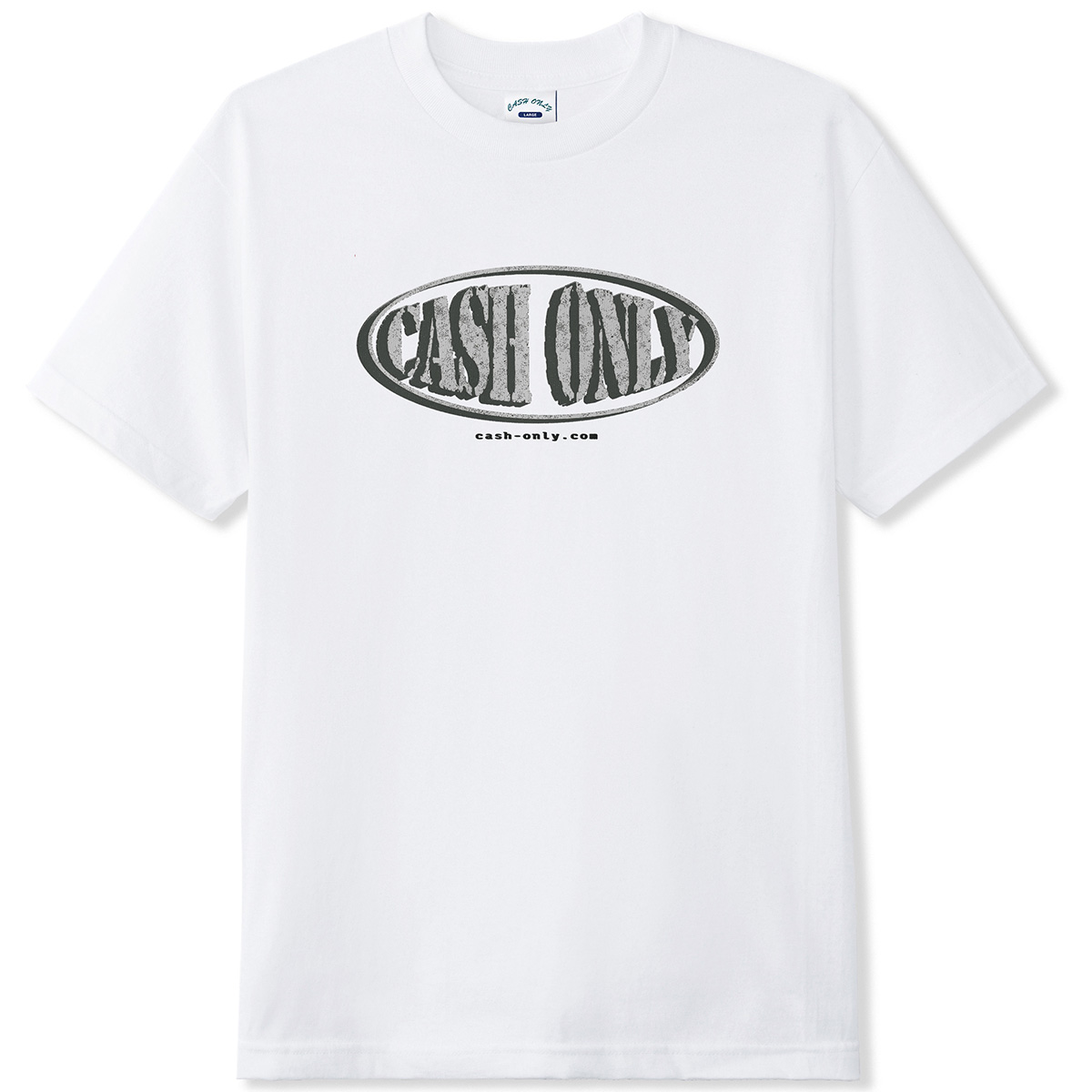 Cash Only Solid T-Shirt White Cash Only Solid T-Shirt White