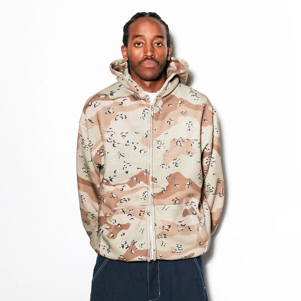 Butter Goods Breakdown Zip-Thru Hoodie Desert Camo Butter Goods Breakdown Zip-Thru Hoodie Desert Camo