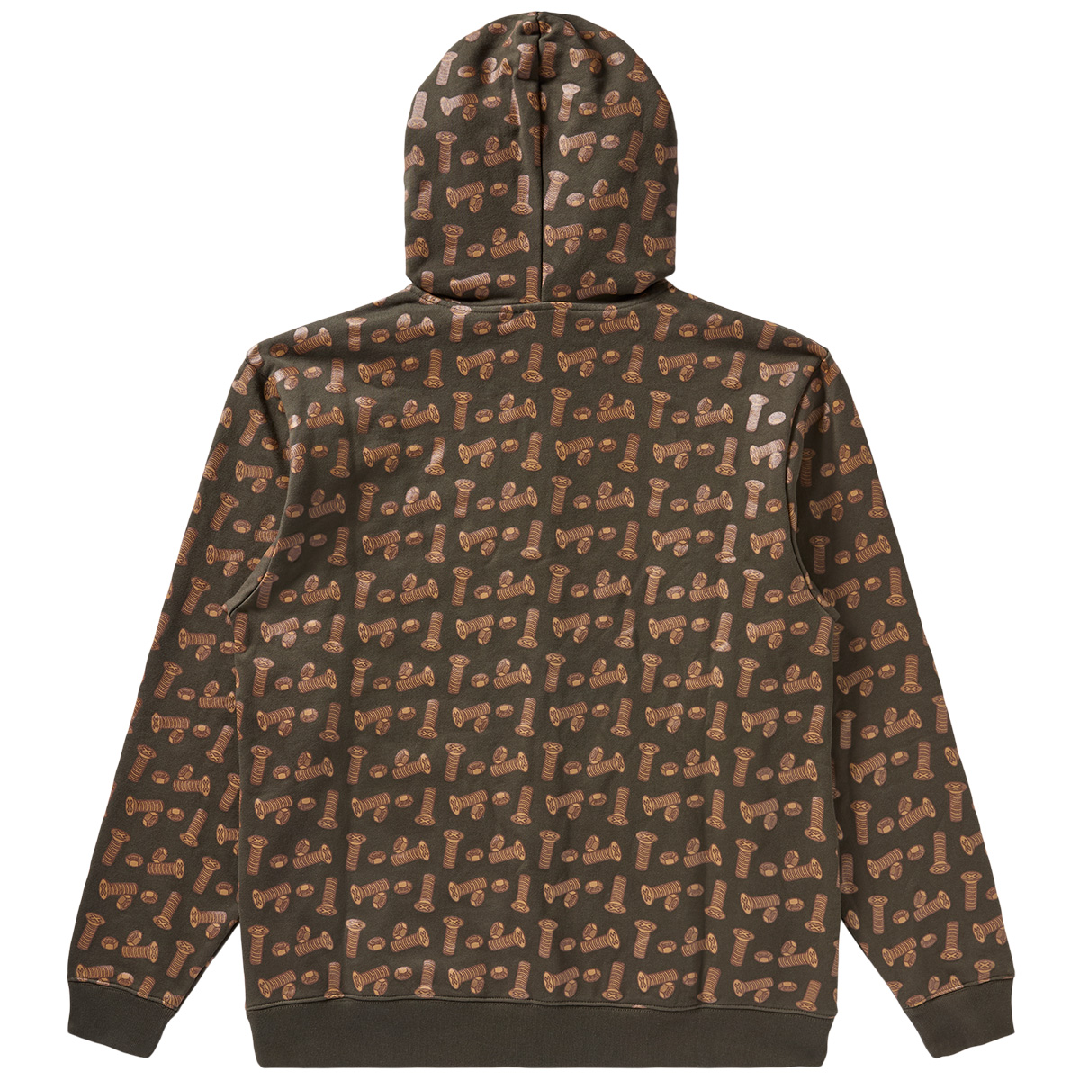 Bronze56K x Icecream Hardware Full Zip Hooded Sweater AOP Pattern