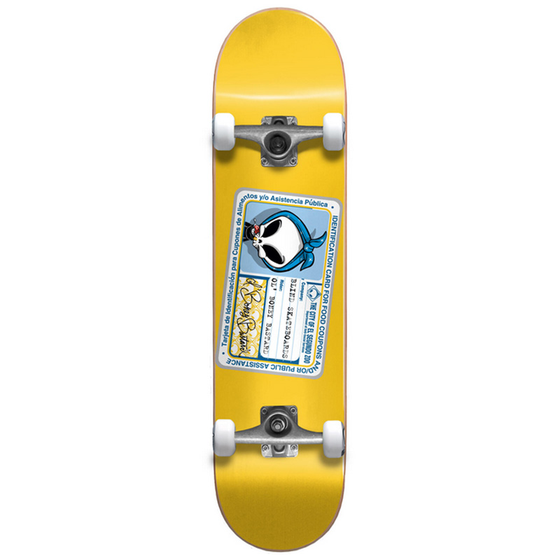 Blind Old Boney Bastard First Push Complete Skateboard Yellow 8.25 Blind Old Boney Bastard First Push Complete Skateboard Yellow 8.25