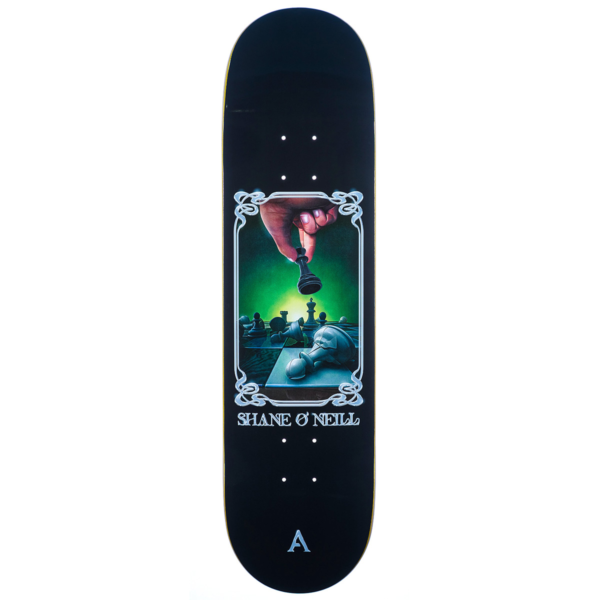 April Shane O'Neill Check Mate Skateboard Deck 8.125 April Shane O'Neill Check Mate Skateboard Deck 8.125