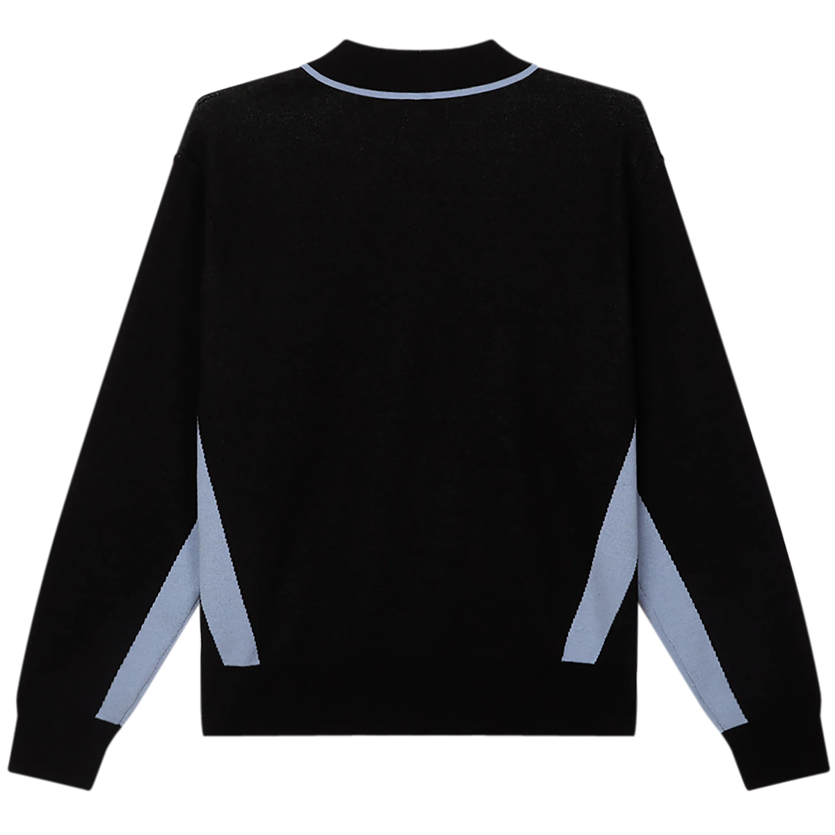 Obey Soccer Polo Sweater Faded Black Obey Soccer Polo Sweater Faded Black