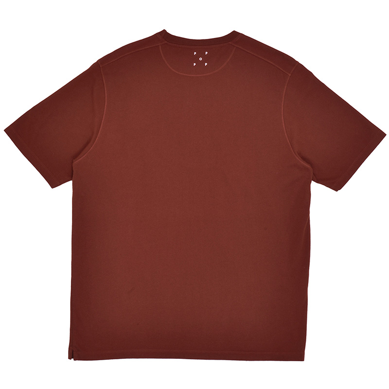 Pop Trading Company Arch T-Shirt Fired Brick/Navy Pop Trading Company Arch T-Shirt Fired Brick/Navy