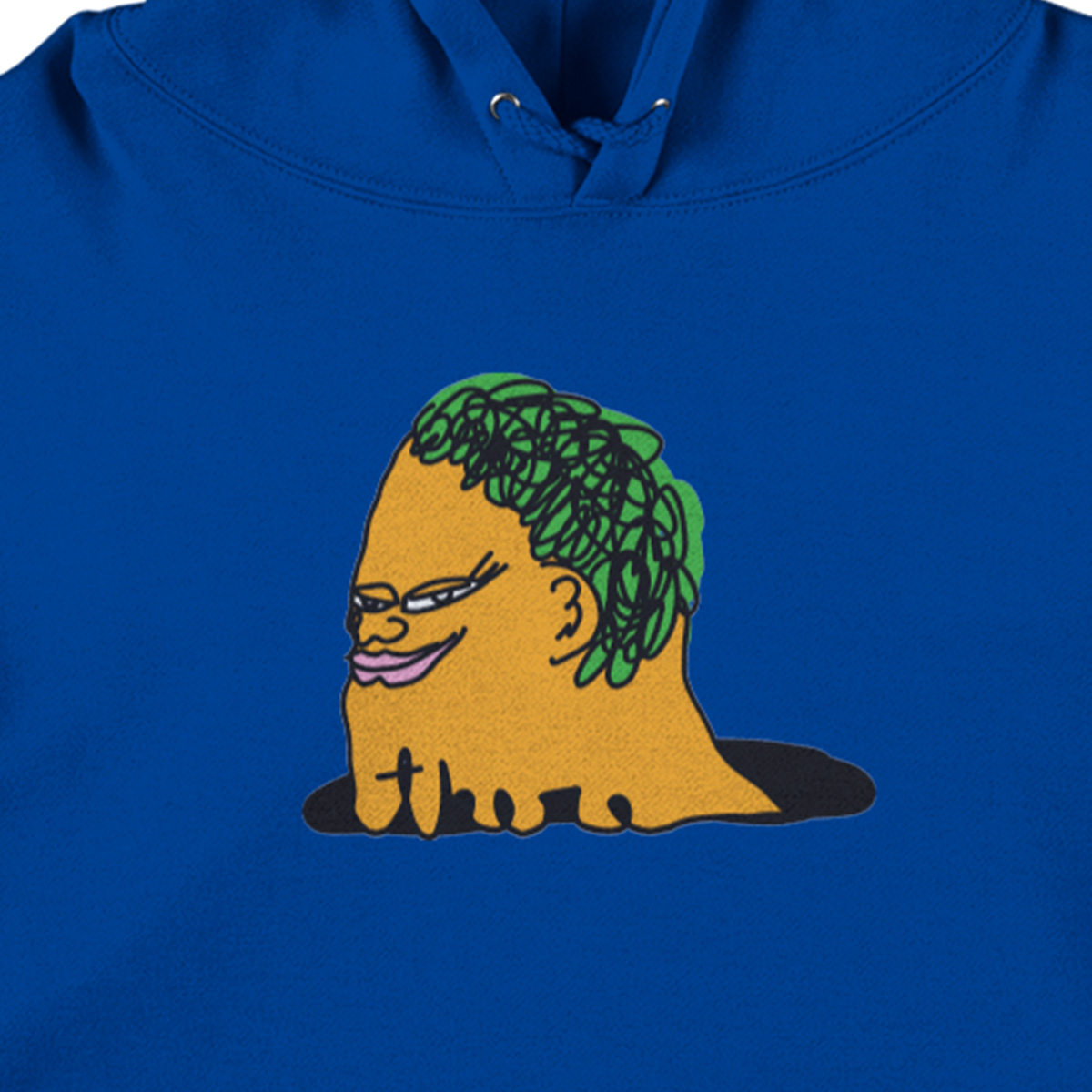 THERE Hooded Sweater Hole Classic Royal THERE Hooded Sweater Hole Classic Royal