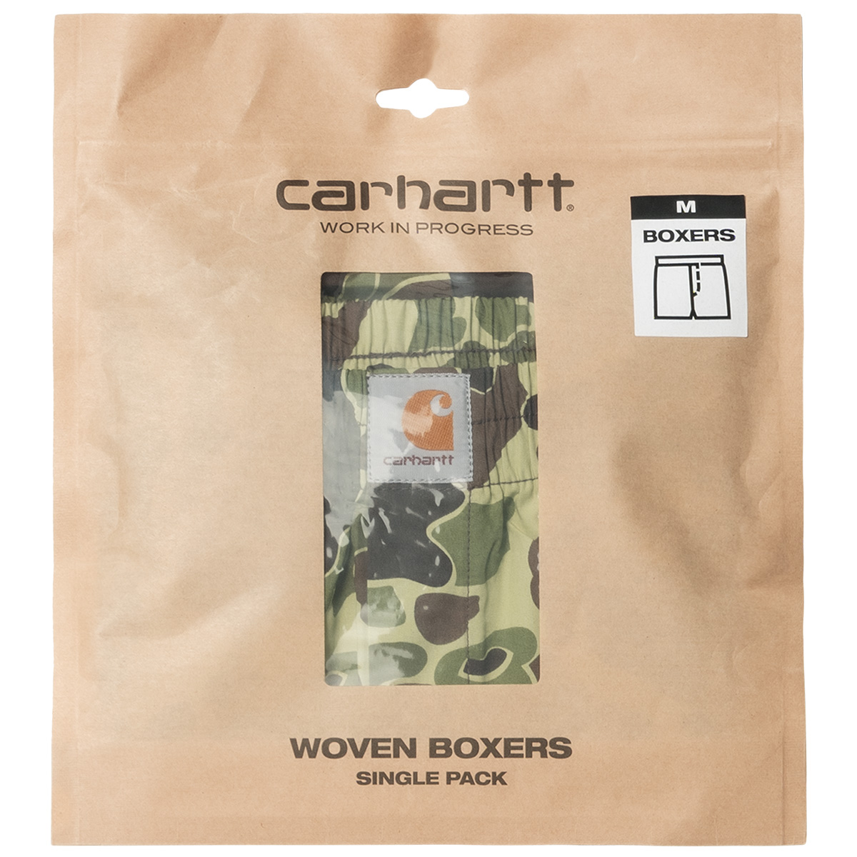 Carhartt WIP Cotton Boxer Camo Duck Green 