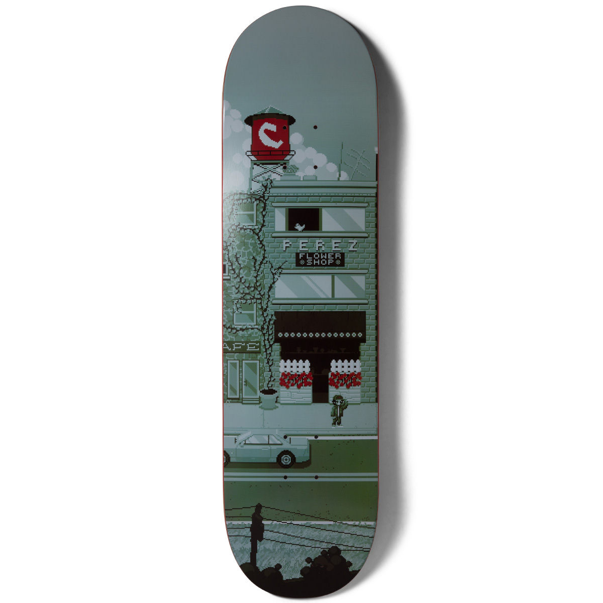 Chocolate Perez Pixel City Skateboard Deck 8.4 Chocolate Perez Pixel City Skateboard Deck 8.4