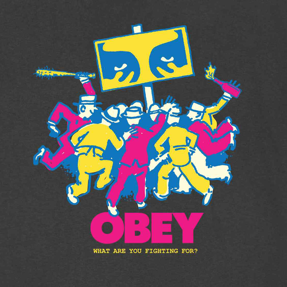 Obey Steady Mobbin' T-Shirt Vintage Black Obey Steady Mobbin' T-Shirt Vintage Black