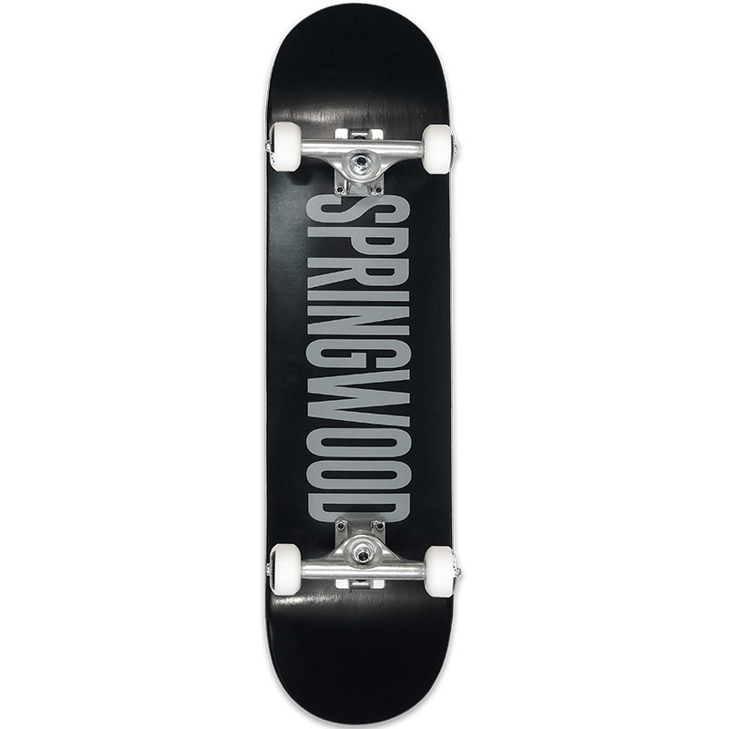 Springwood Black Out Complete Skateboard 8.0