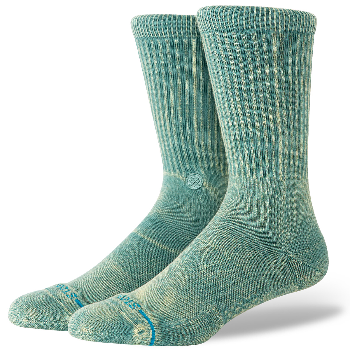 Stance Icon Dyed Crew Socks Teal