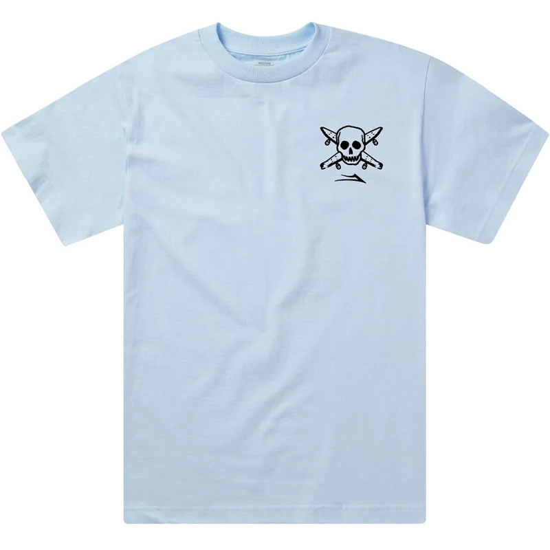 Lakai Street Pirate T-shirt Light Blue Lakai Street Pirate T-shirt Light Blue