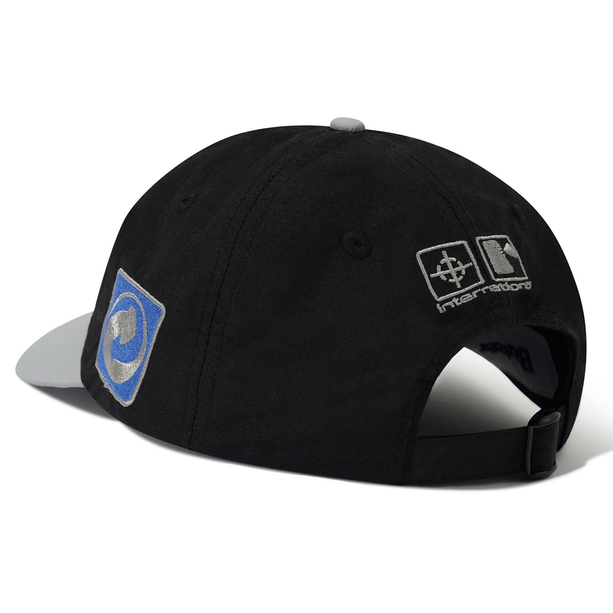 Butter Goods Corrosive 6 Panel Cap Black/Grey
