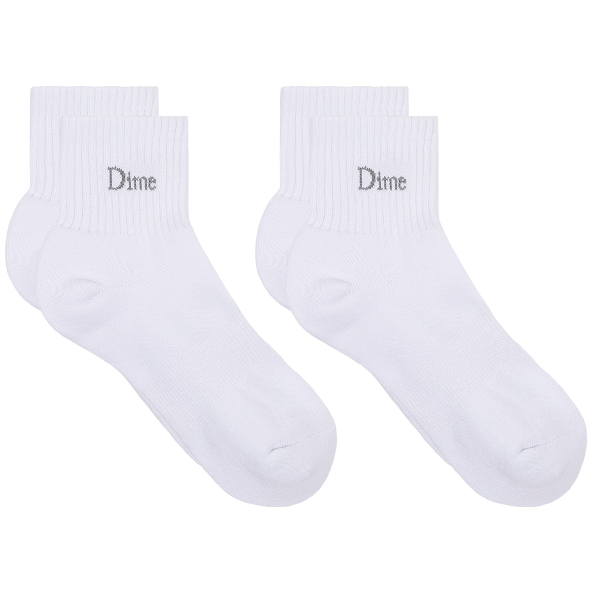 Dime Classic Socks White 2 Pack