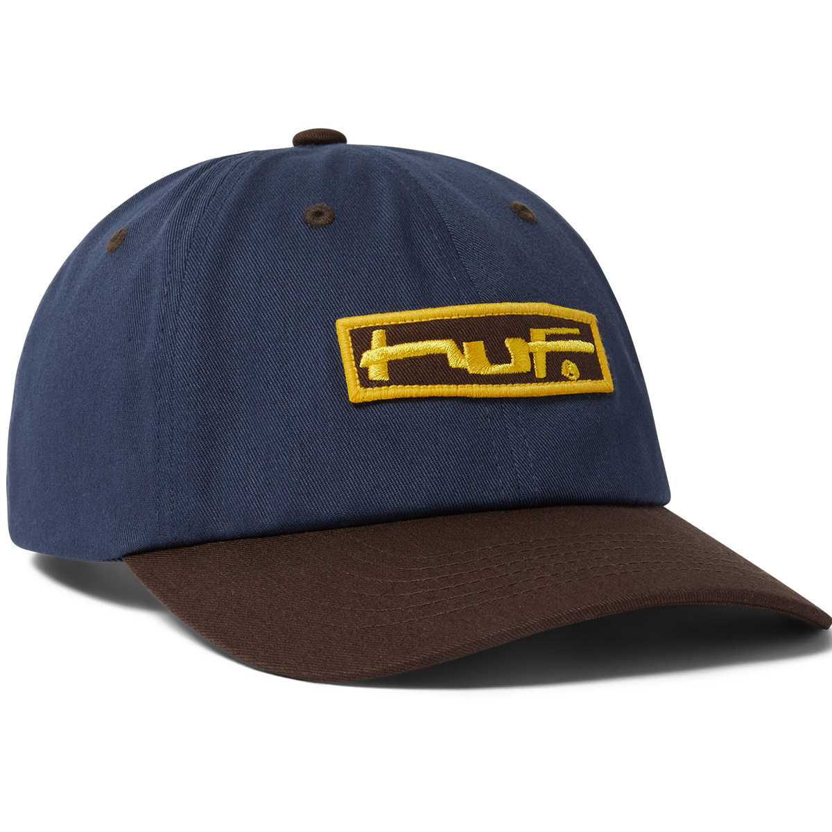 HUF Stretch Logo 6 Panel Cv Cap Navy