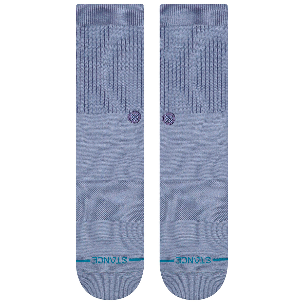 Stance Icon Pop Crew Socks Stone/Blue