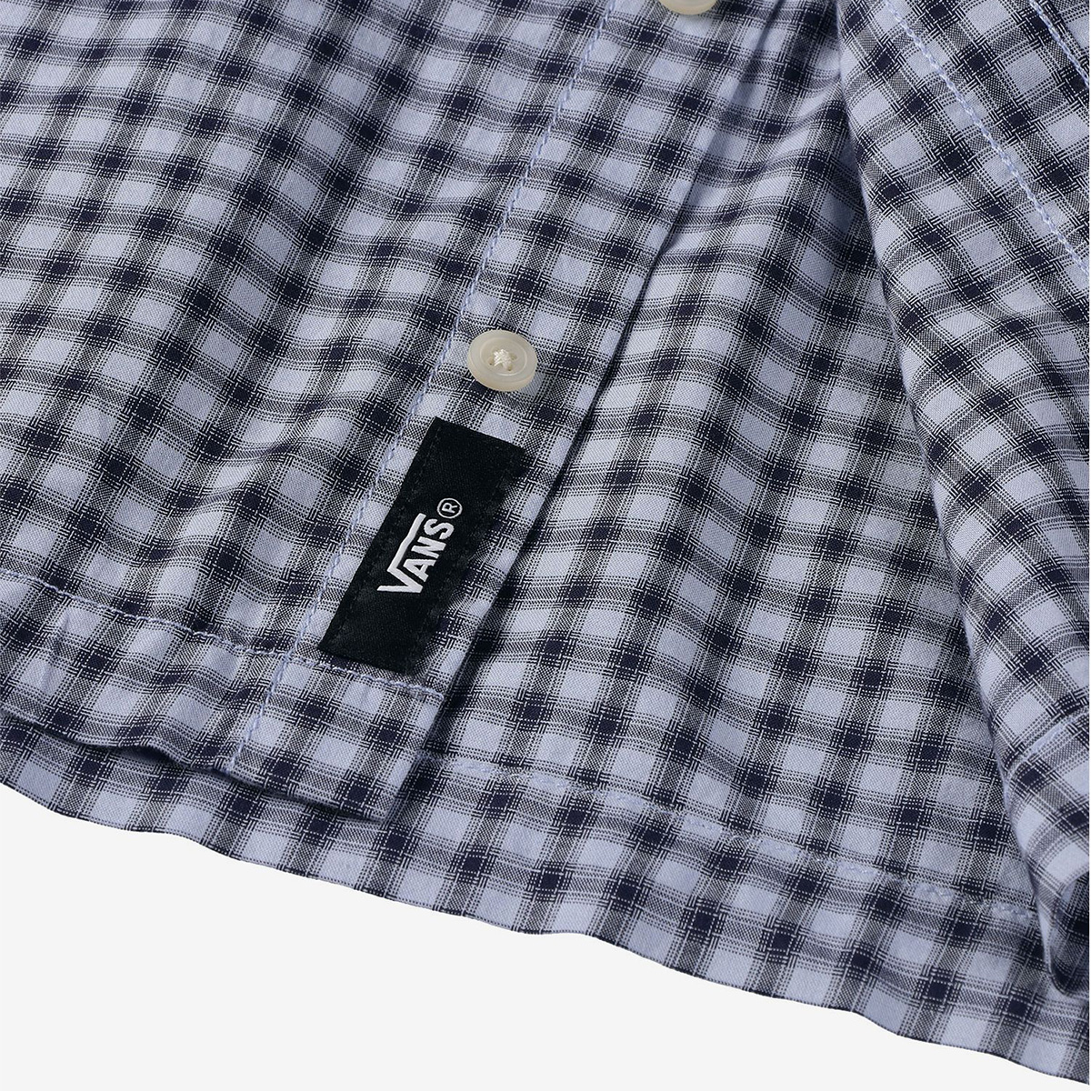 Vans Larkspur Mini Plaid Shirt Dawn Mist/Parisian Night