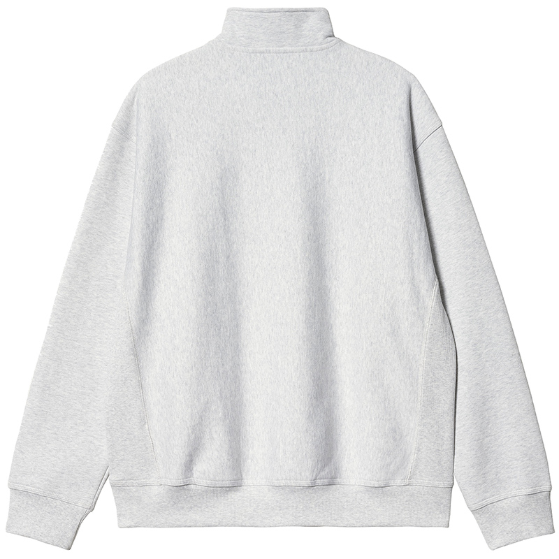 Carhartt WIP American Script Zip Sweater Ash Heather Carhartt WIP American Script Zip Sweater Ash Heather