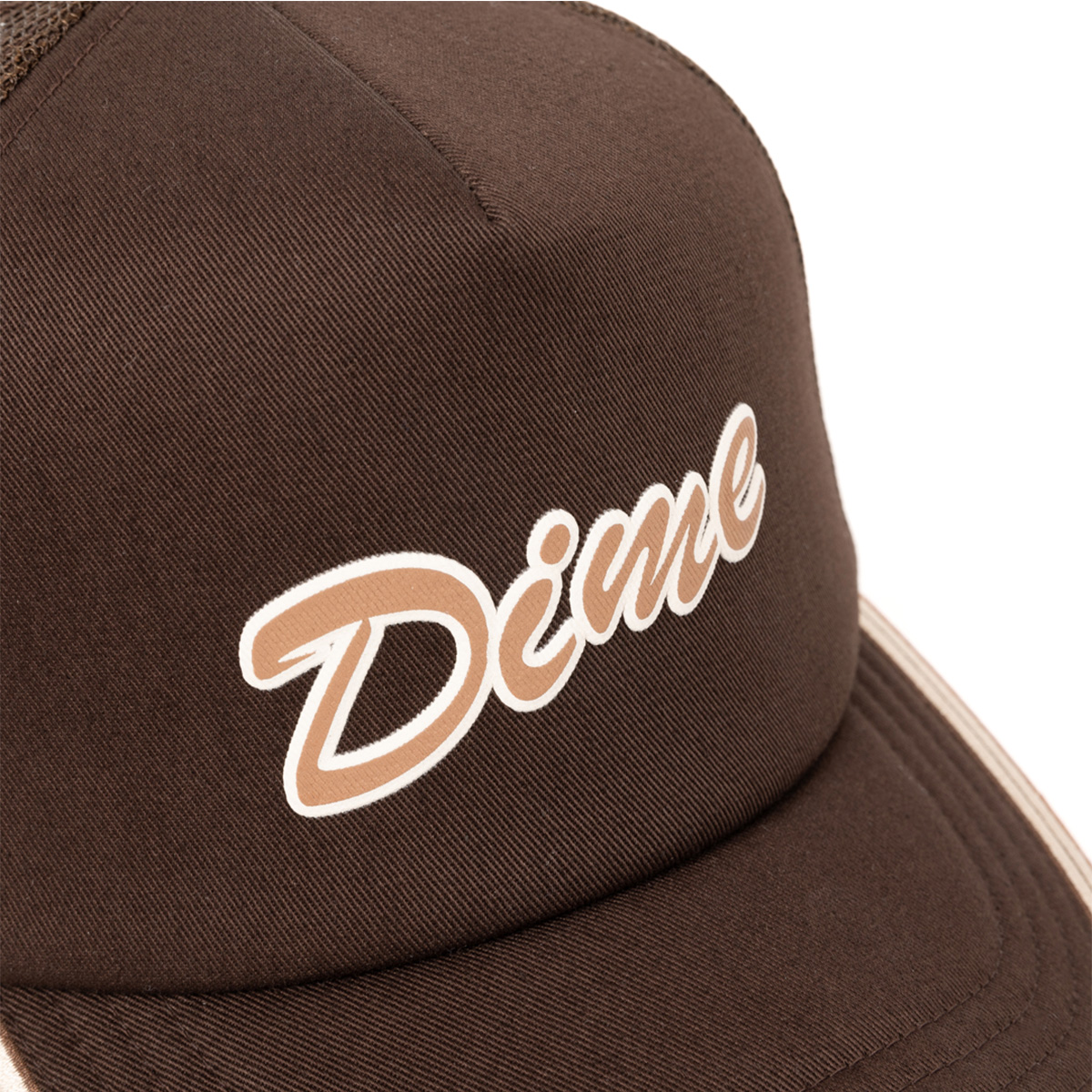 Dime Race Trucker Cap Brown