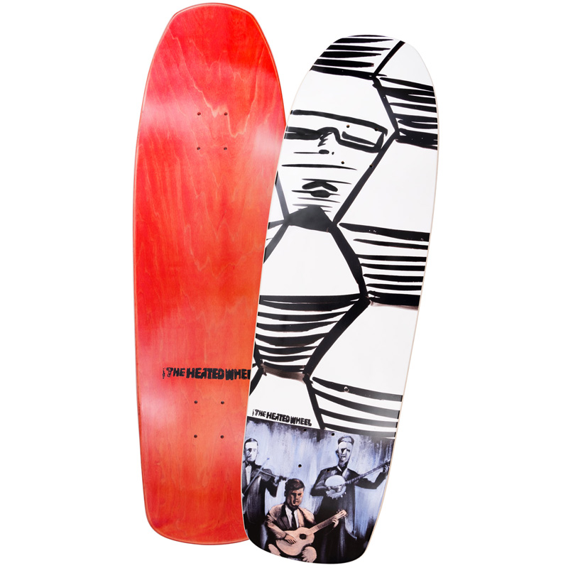 The Heated Wheel Trio Skateboard Deck 9.5