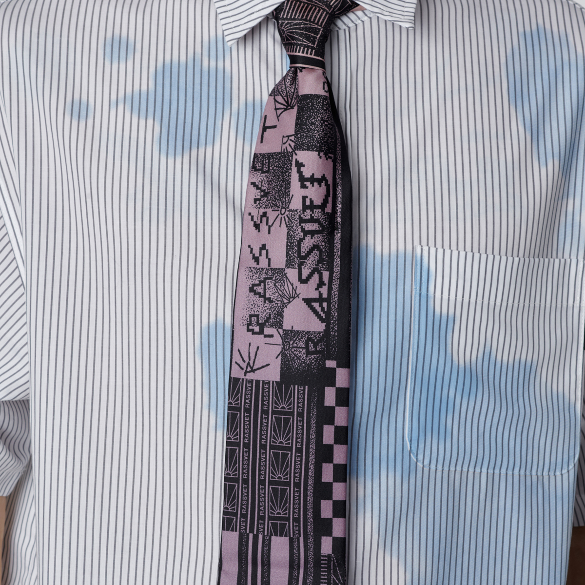 Rassvet Allover Printed Tie Woven