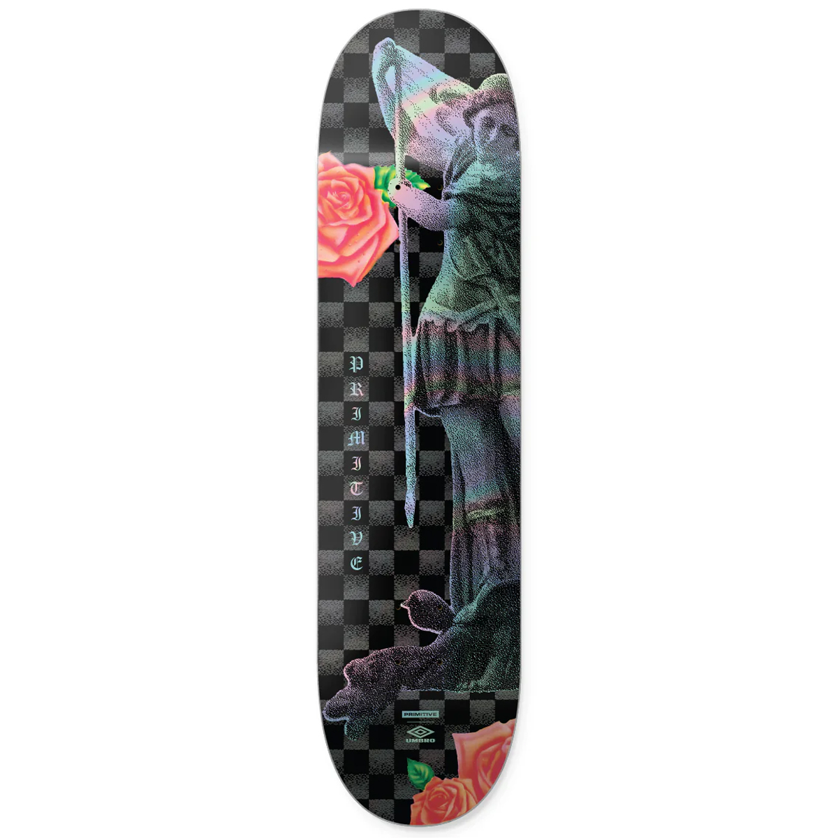 Primitive x Umbro Angel Skateboard Deck Black 8.25