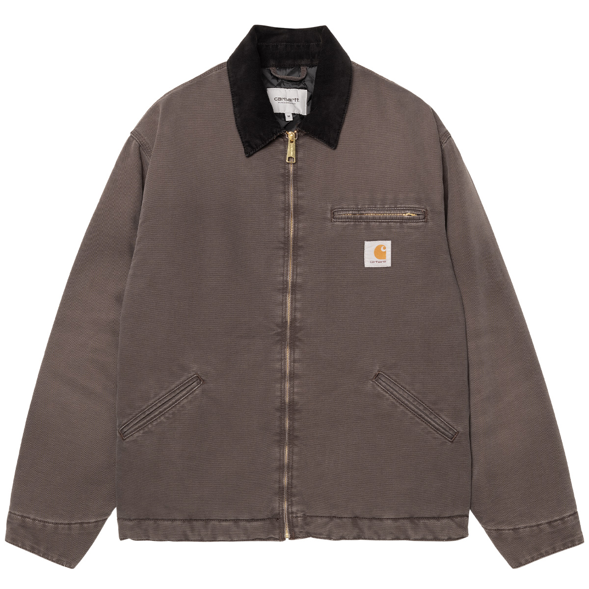 Carhartt WIP OG Detroit Jacket Tobacco/Black Stone Canvas Carhartt WIP OG Detroit Jacket Tobacco/Black Stone Canvas