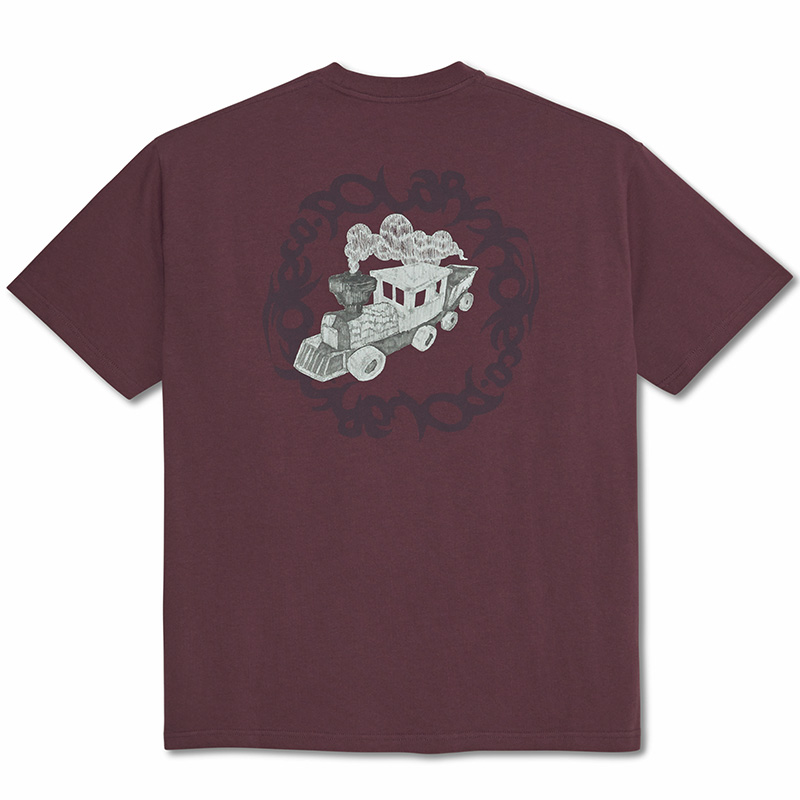 Polar Hijack T-Shirt Plum