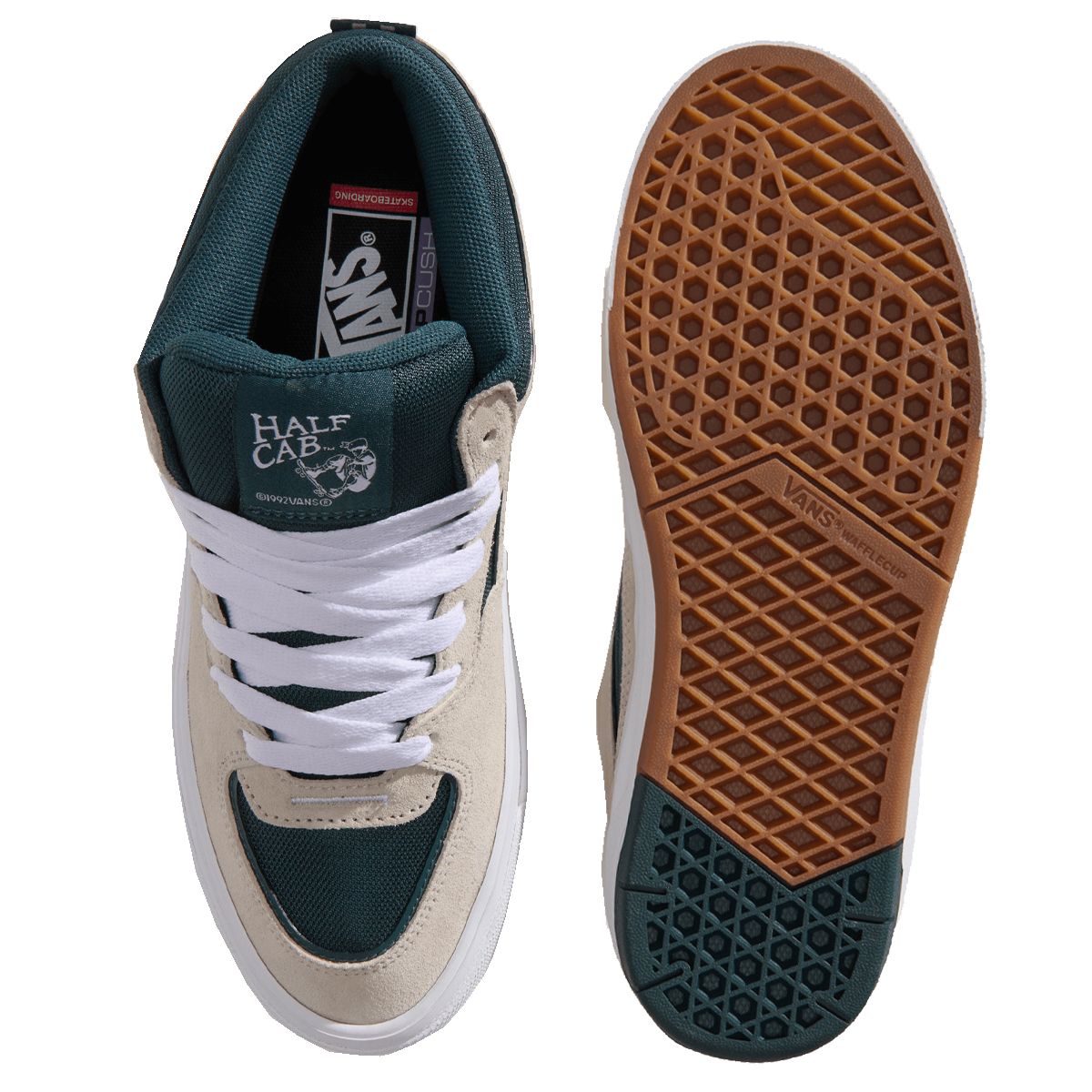 Vans Skate Half Cab Wafflecup Oatmeal/Deep Teal