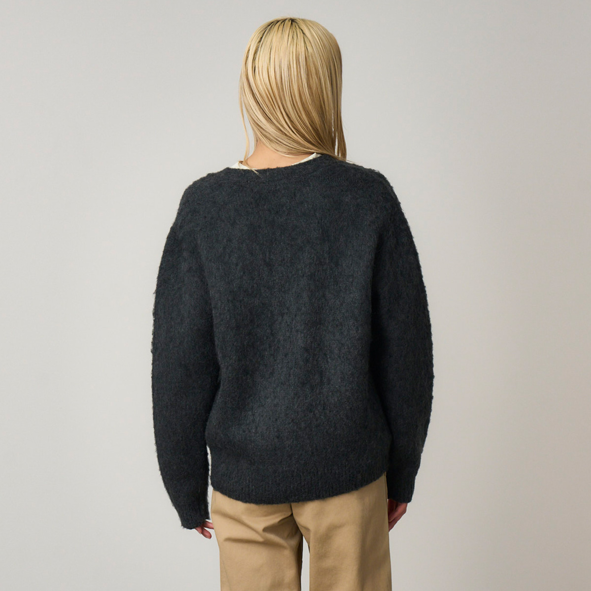 Gramicci Mohair Cardigan Charcoal