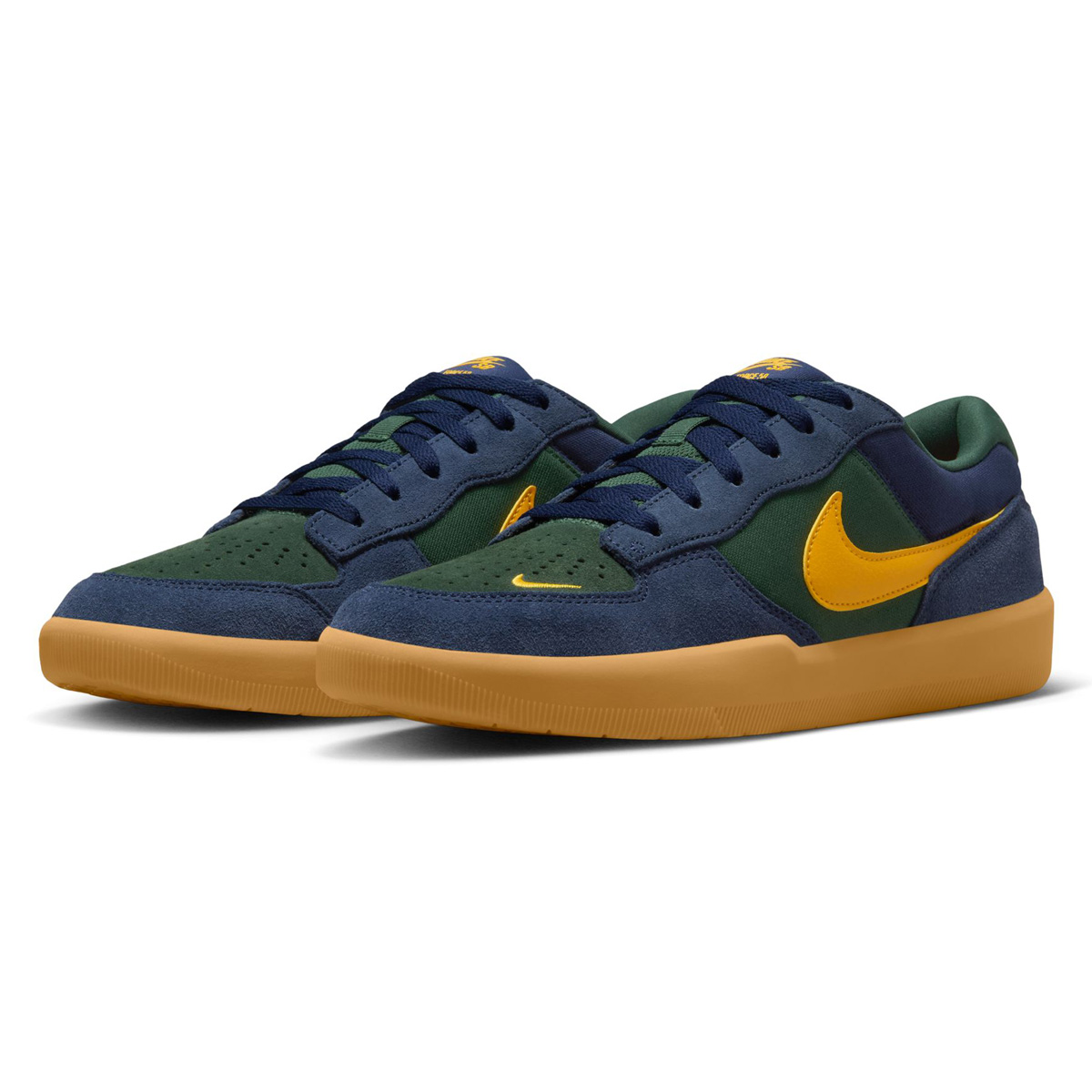 Nike SB Force 58 Midnight Navy/University Gold-Fir Nike SB Force 58 Midnight Navy/University Gold-Fir