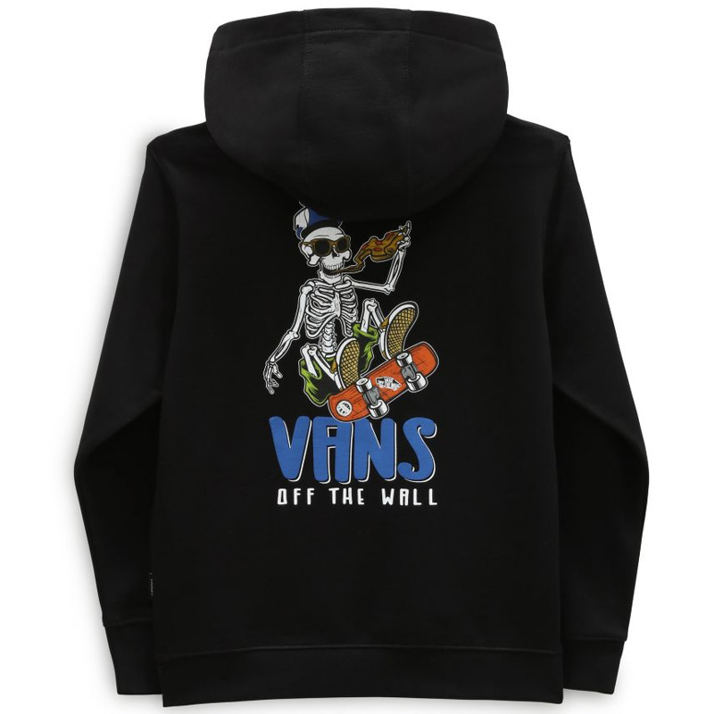 Vans Kids Skull Slices Hooded Sweater Black