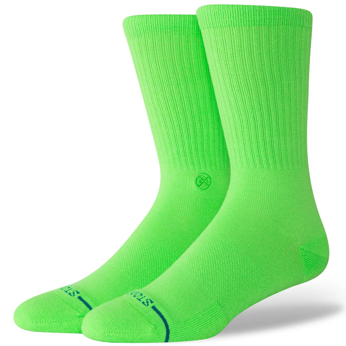 Stance Icon Socks Neon Green
