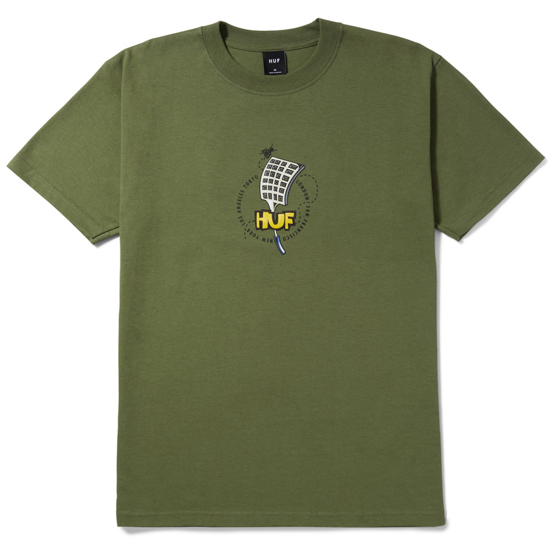 HUF Swat Team T-Shirt Olive HUF Swat Team T-Shirt Olive