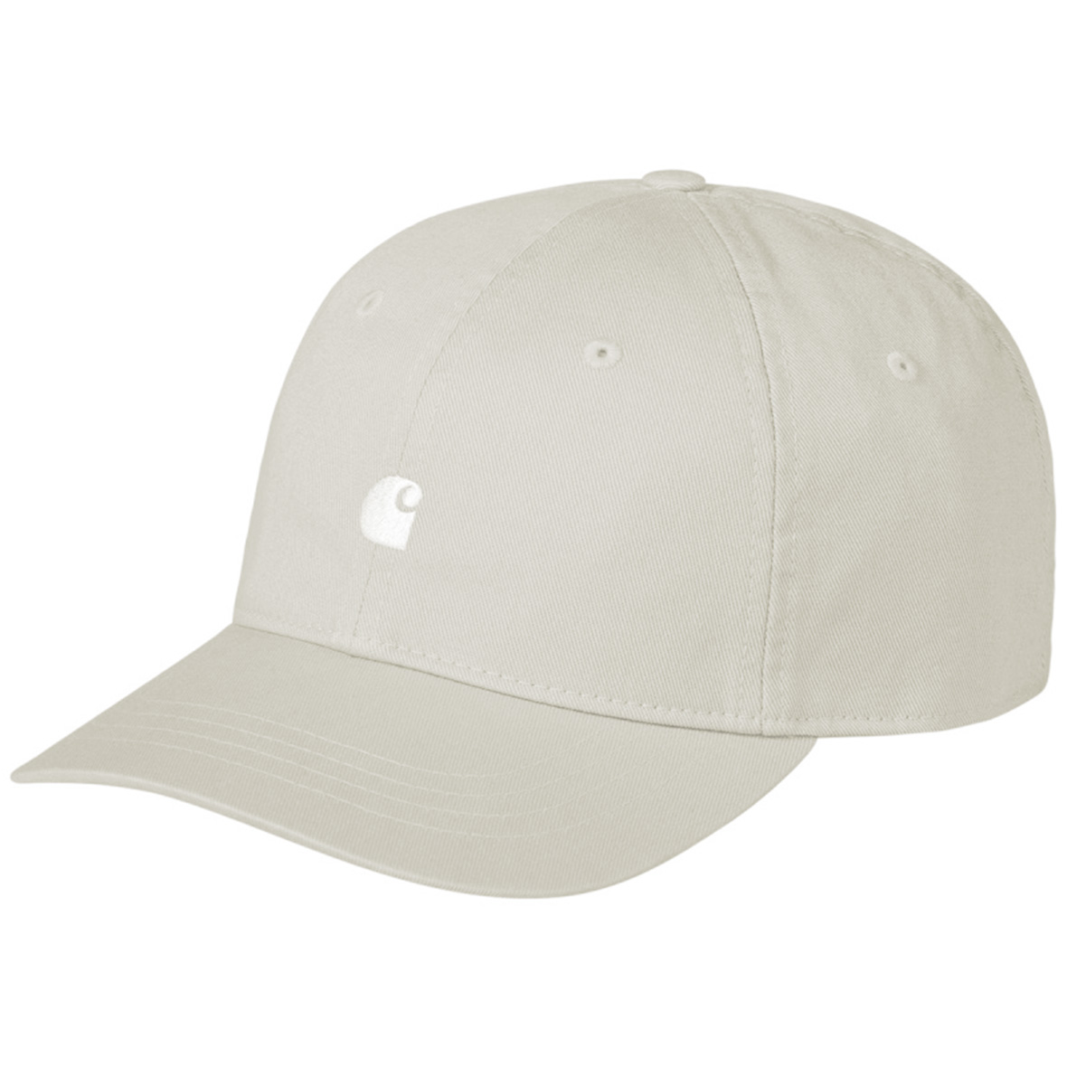 Carhartt WIP Madison Logo Cap Stone/White